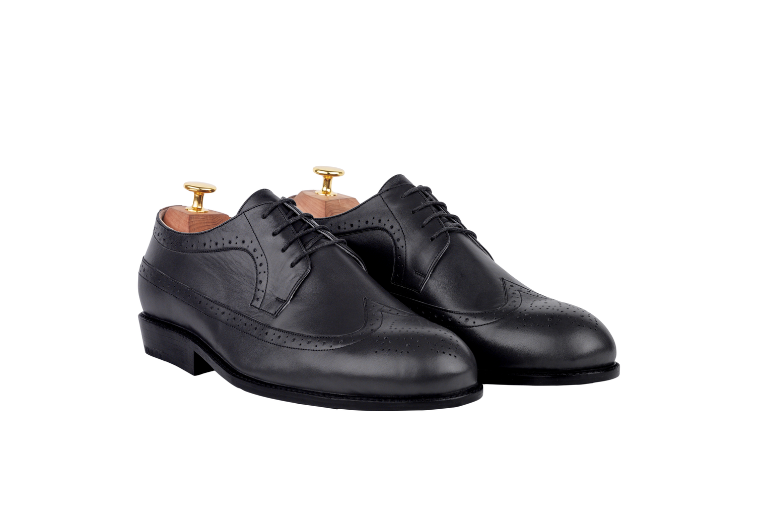 Black colour for Model 31 - Derby Wingtip Full-Brogue (Seoul Last)