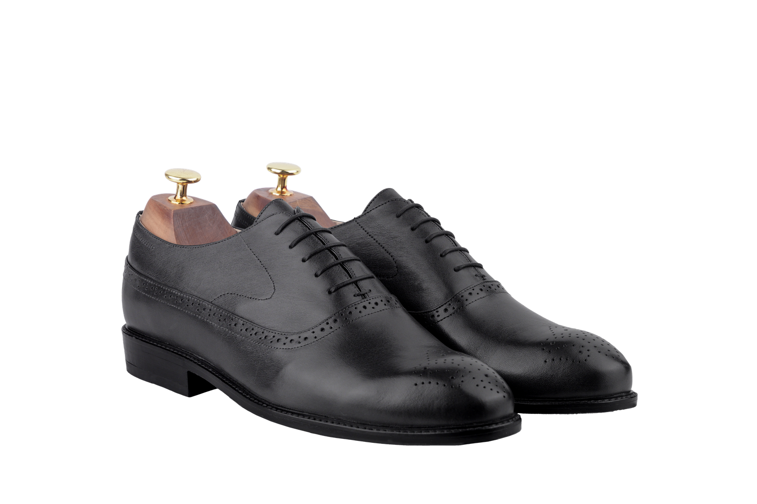 Black colour for Model 3 - Oxford Plaintoe D1 Full-Brogue (Jaipur Last)