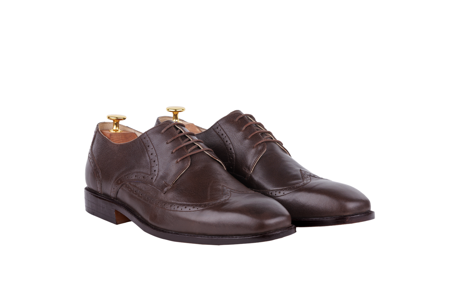 Dark Brown colour for Model 27 - Derby Wingtip Half-Brogue (Lagos Last)