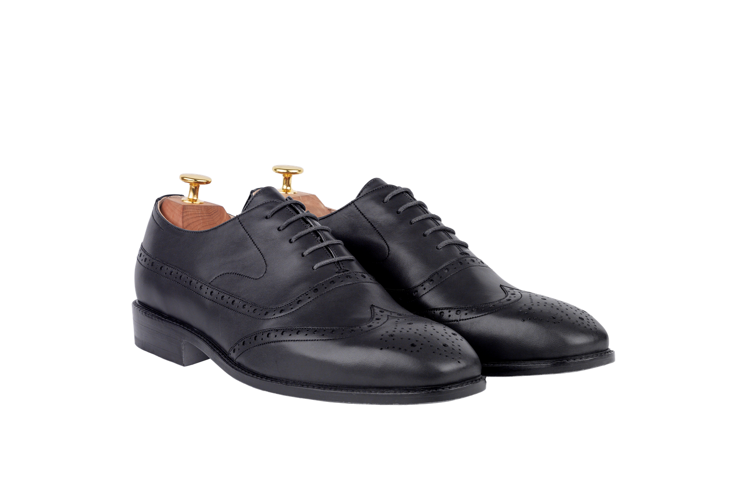 Black colour for Model 15 - Oxford Wingtip D1 Full-Brogue (Lagos Last)