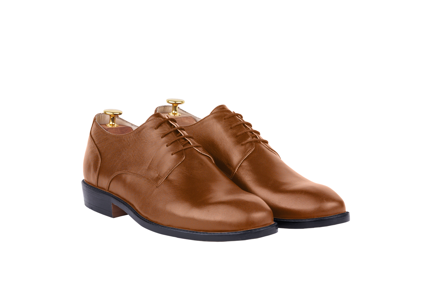 Tan colour for Model 21 - Derby Plain Toe No Brogue (Jaipur Last)