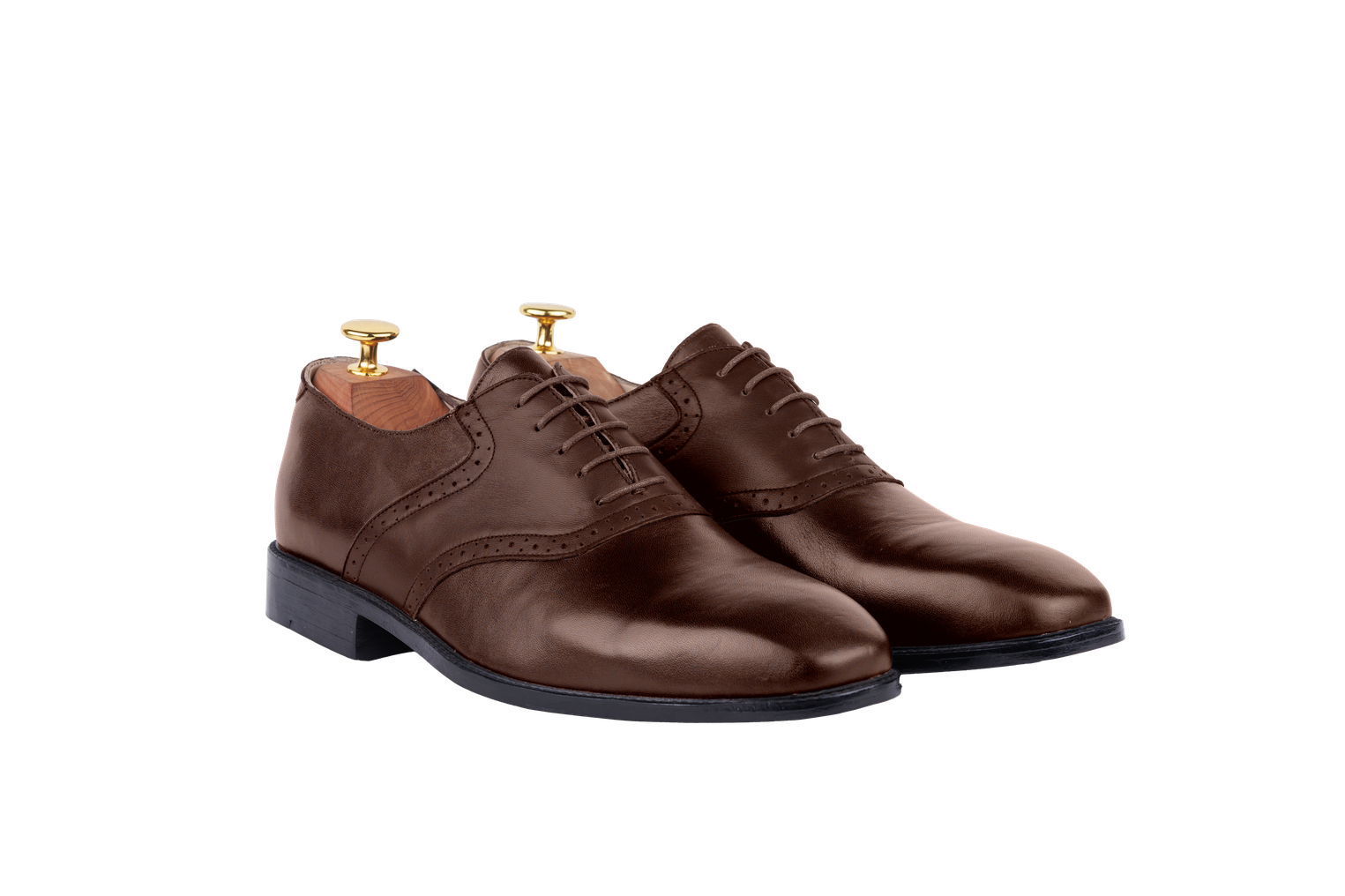 Dark Brown colour for Model 5 - Oxford Plaintoe D2 Half-Brogue (Lagos Last)