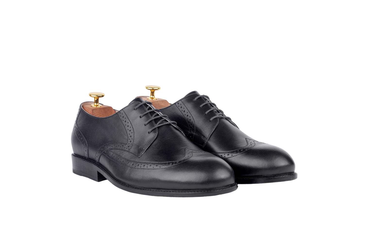 Black colour for Model 27 - Derby Wingtip Half-Brogue (Seoul Last)